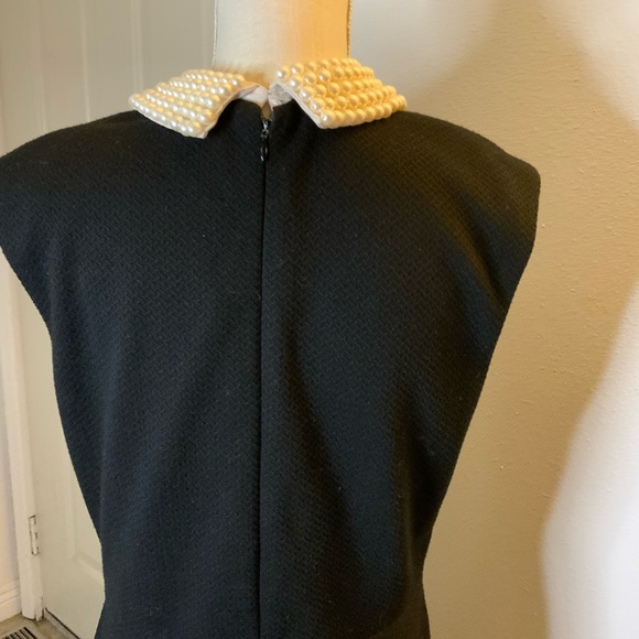 betsey johnson black dress with pearl collar Women's Luster Noir Top in Black | Size Medium